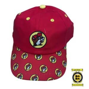 Buc-ee's Youth Ball Cap  - Red Multi Logos